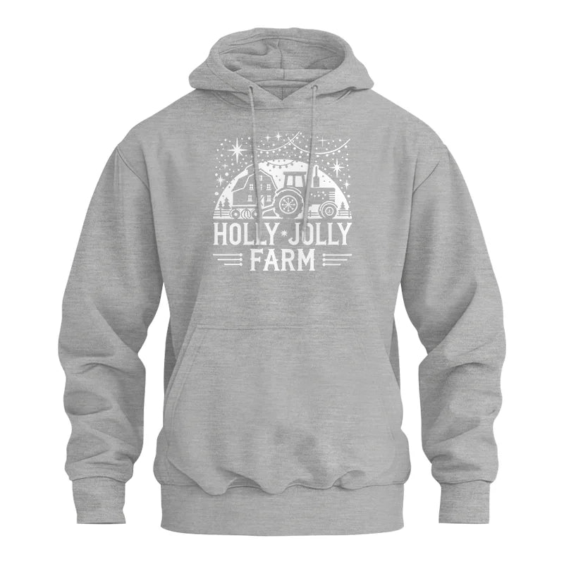 Holly Jolly Farm 2 - Unisex Heavy Blend™ Hooded Sweatshirt