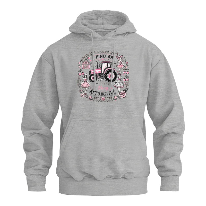 Image of I Find You Very Attractive Pink Cherry - Unisex Heavy Blend™ Hooded Sweatshirt