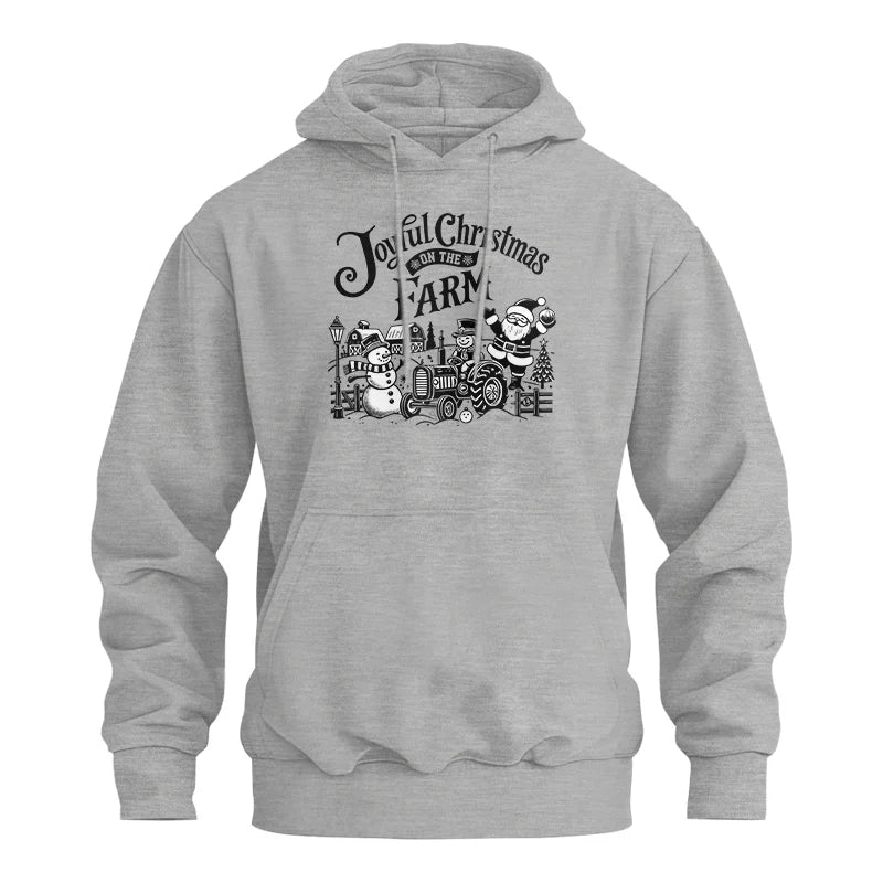 Joyful Christmas On The Farm 1 - Unisex Heavy Blend™ Hooded Sweatshirt