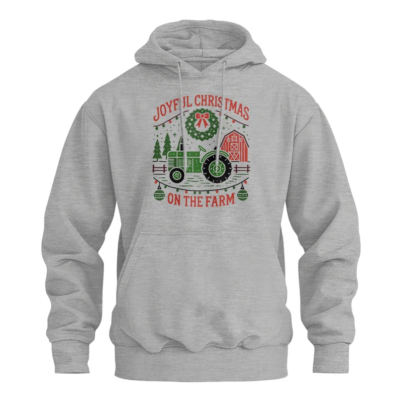 Joyful Christmas On The Farm 3 - Unisex Heavy Blend™ Hooded Sweatshirt