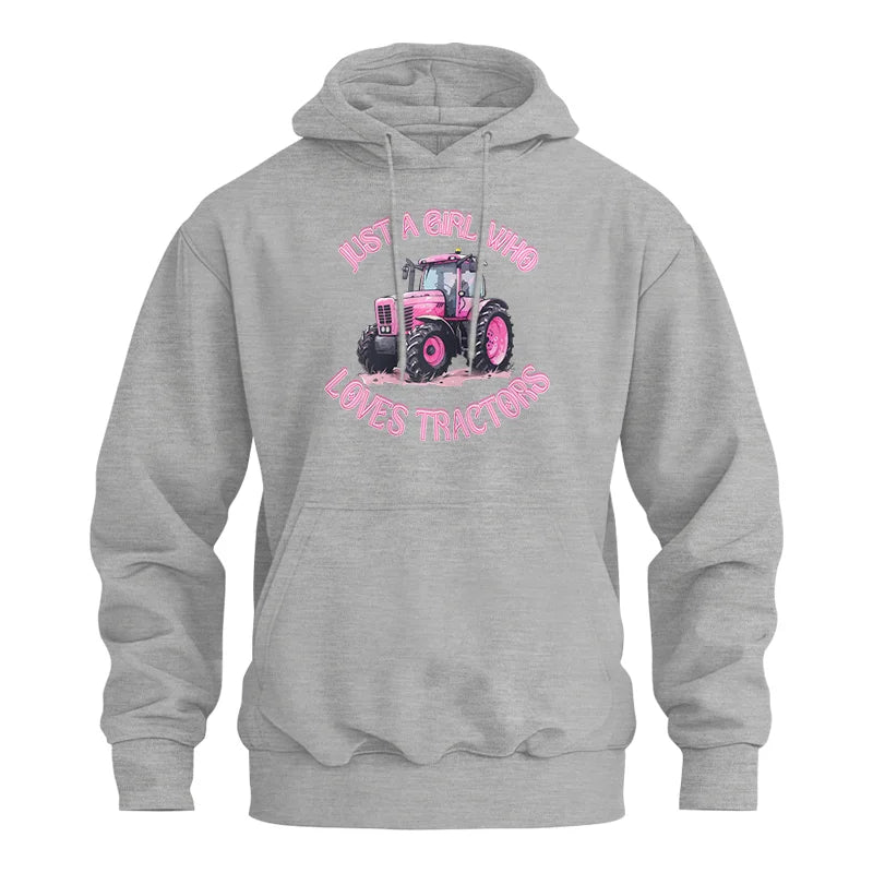 Just A Girl Who Loves Tractors 1 - Unisex Heavy Blend™ Hooded Sweatshirt