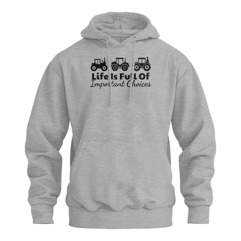 Image of Life Is Full Of Important Choices 19 - Unisex Heavy Blend™ Hooded Sweatshirt