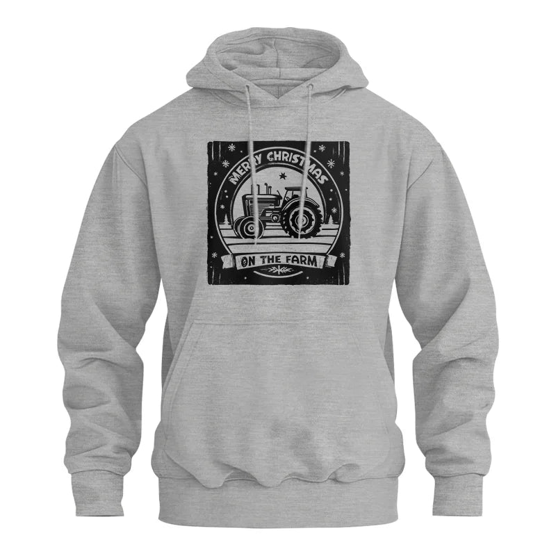 Merry Chritmas On The Farm 5 - Unisex Heavy Blend™ Hooded Sweatshirt