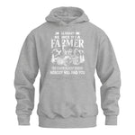 Nice Farmer Funny Tractor Rancher Farming - Unisex Heavy Blend™ Hooded Sweatshirt