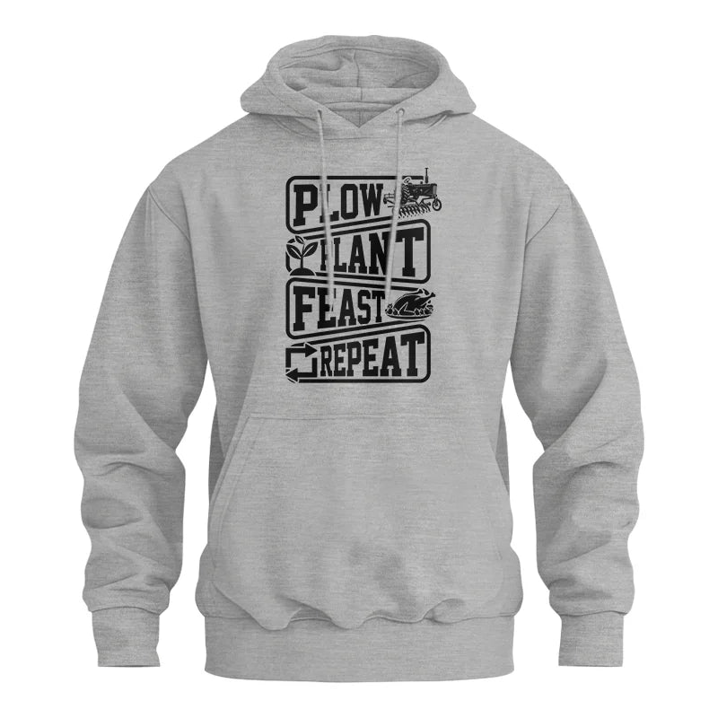 Plow Plant Feast Repeat 1 - Unisex Heavy Blend™ Hooded Sweatshirt