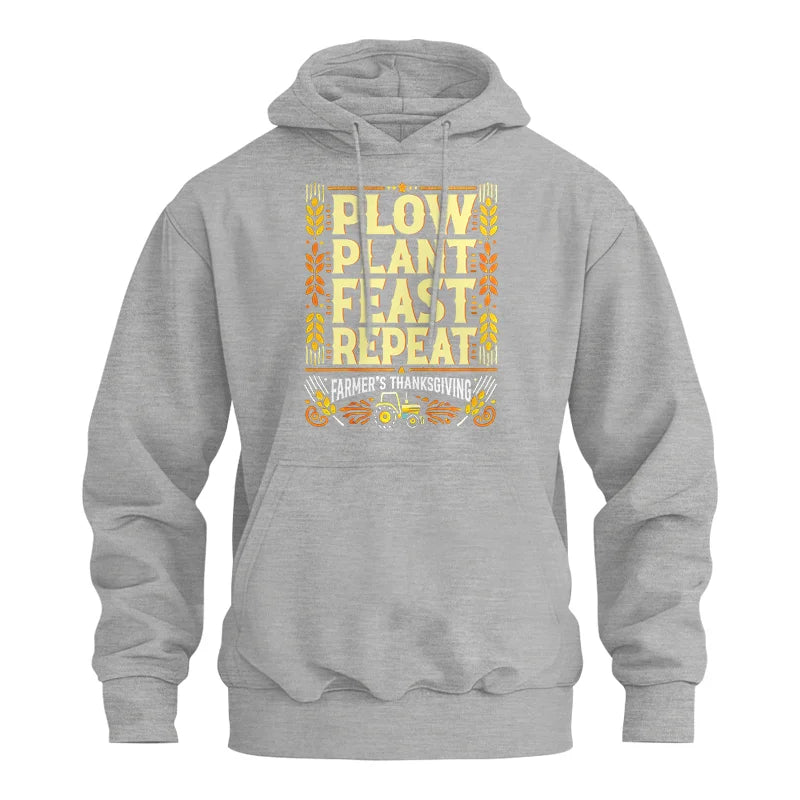 Image of Plow Plant Feast Repeat - Unisex Heavy Blend™ Hooded Sweatshirt