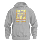 Plow Plant Feast Repeat - Unisex Heavy Blend™ Hooded Sweatshirt