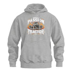 Powered By Passion Driven By My Tractor 1 - Unisex Heavy Blend™ Hooded Sweatshirt