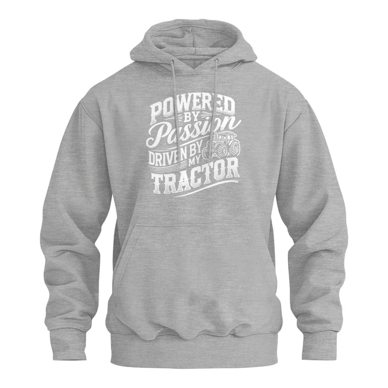 Powered By Passion Driven By My Tractor 2 - Unisex Heavy Blend™ Hooded Sweatshirt