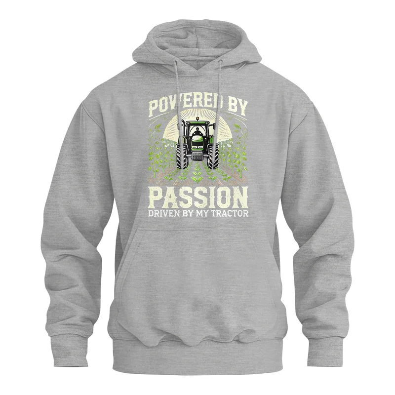 Powered By Passion Driven By My Tractor 3 - Unisex Heavy Blend™ Hooded Sweatshirt