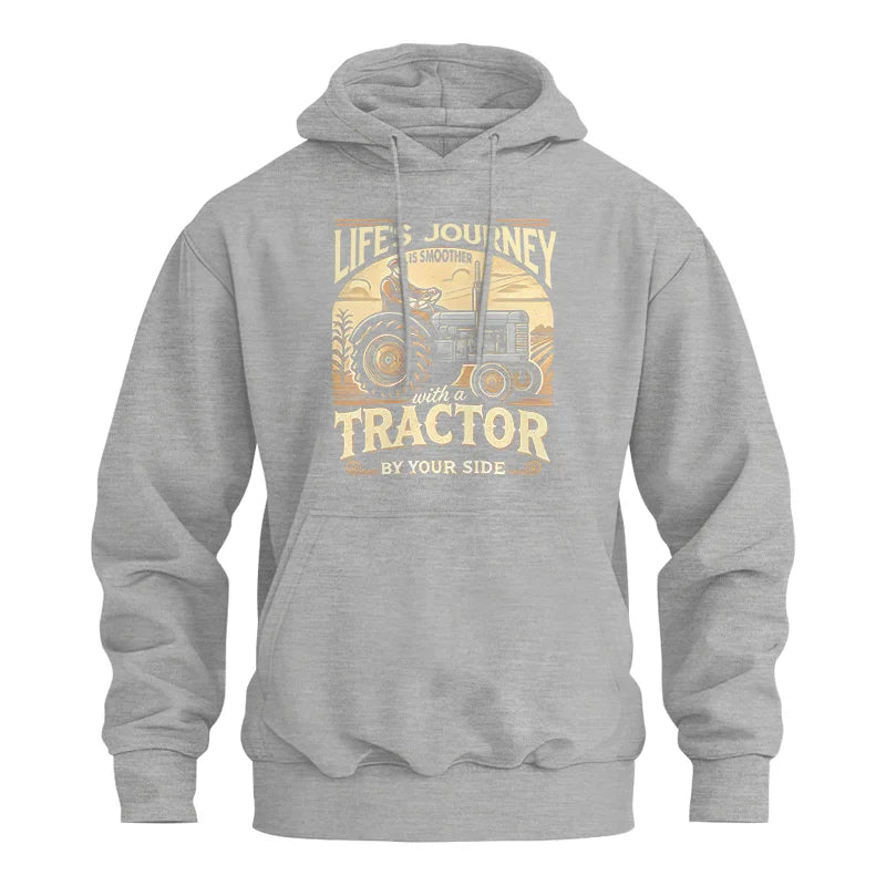 Smoother With A Tractor By Your Side - Unisex Heavy Blend™ Hooded Sweatshirt