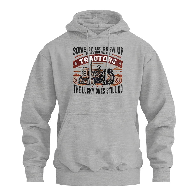 Some Of Us Grew Up Playing With Tractors 2 - Unisex Heavy Blend™ Hooded Sweatshirt