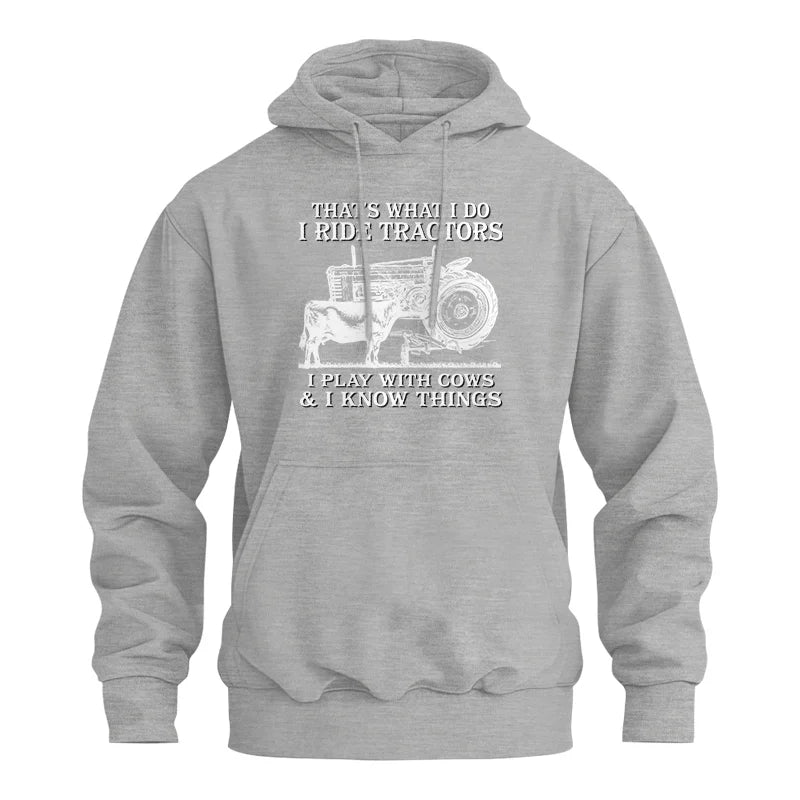 That's What I Do I Ride Tractors - Unisex Heavy Blend™ Hooded Sweatshirt