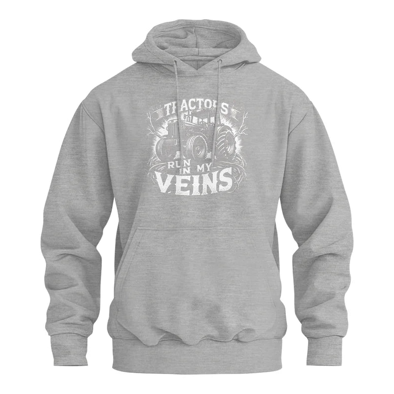 Image of Tractors Run In My Veins - Unisex Heavy Blend™ Hooded Sweatshirt