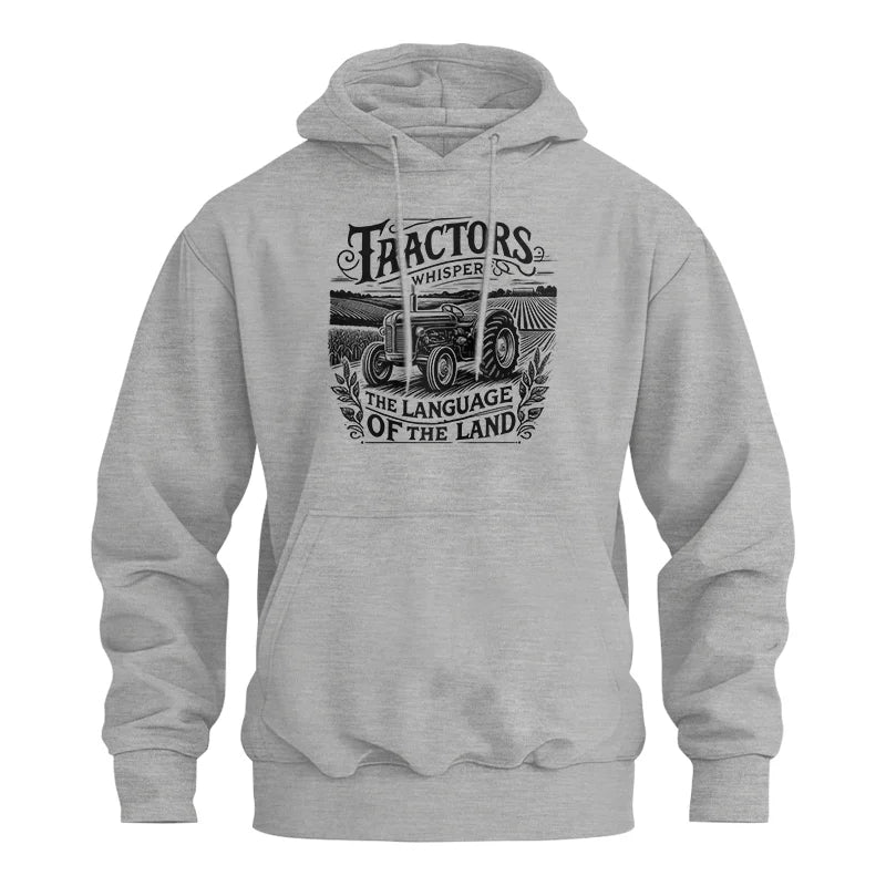 Tractors Whisper The Language Of The Land 1 - Unisex Heavy Blend™ Hooded Sweatshirt