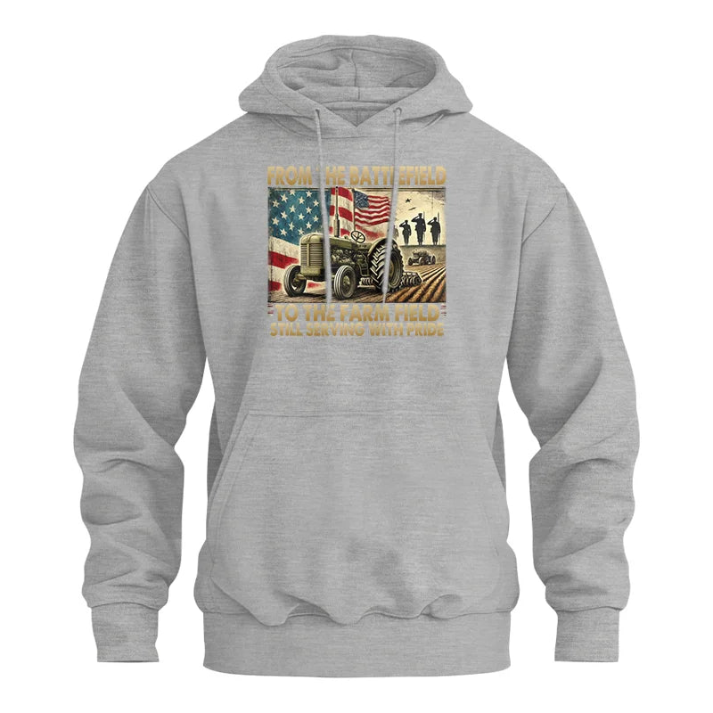 Veteran Farmer From The Battlefield To The Farm Field 1 - Unisex Heavy Blend™ Hooded Sweatshirt