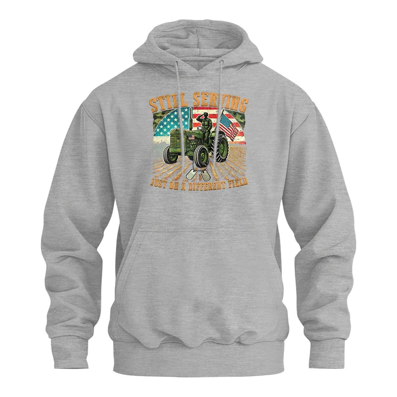 Image of Veteran Farmer Still Serving 9 - Unisex Heavy Blend™ Hooded Sweatshirt