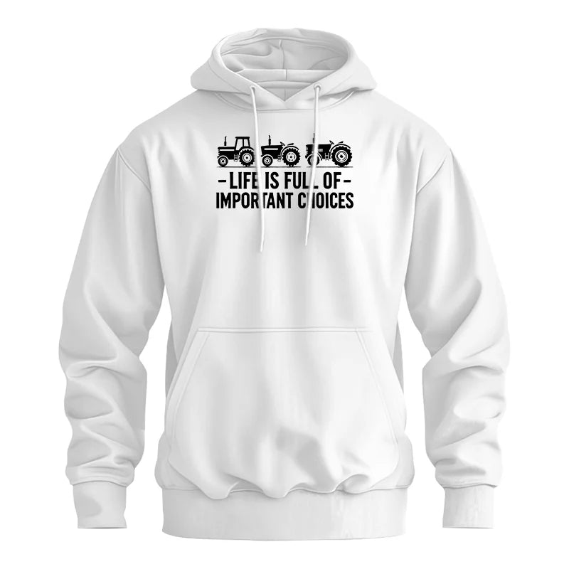 Image of Life Is Full Of Important Choices 21 - Unisex Heavy Blend™ Hooded Sweatshirt