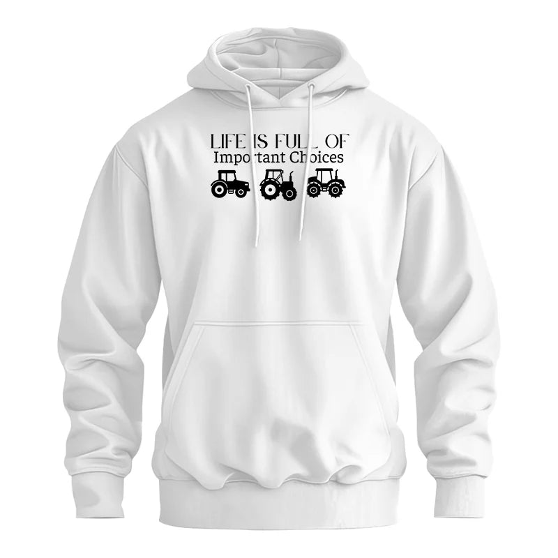 Life Is Full Of Important Choices 23 - Unisex Heavy Blend™ Hooded Sweatshirt