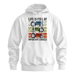 Life Is Full Of Important Choices 3 - Unisex Heavy Blend™ Hooded Sweatshirt