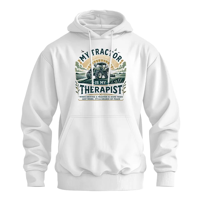 Image of My Tractor Is My Therapist - Unisex Heavy Blend™ Hooded Sweatshirt