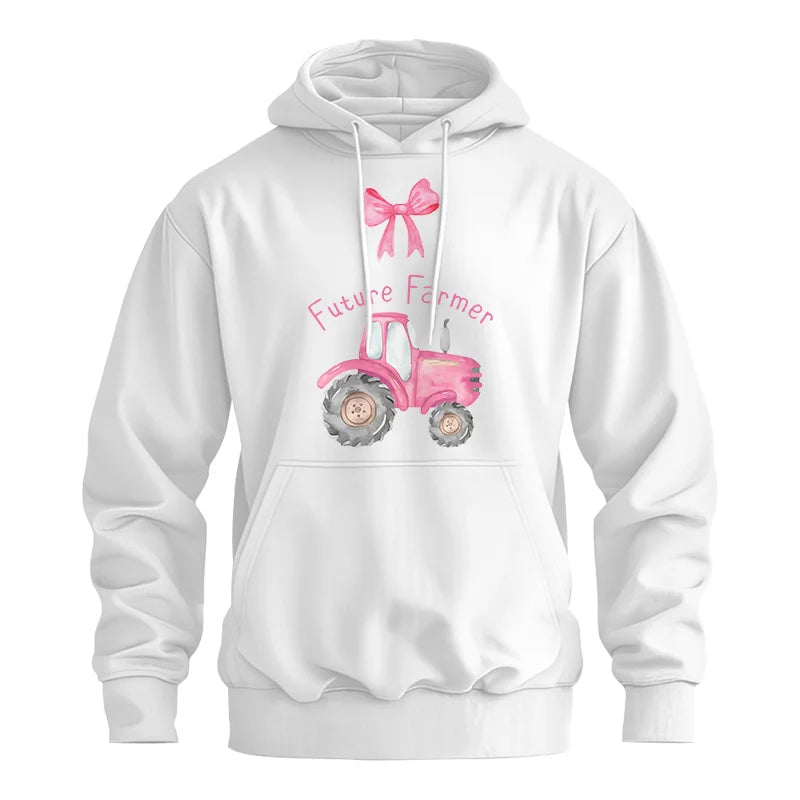 Pink Tractor For Future Farmer - Unisex Heavy Blend™ Hooded Sweatshirt