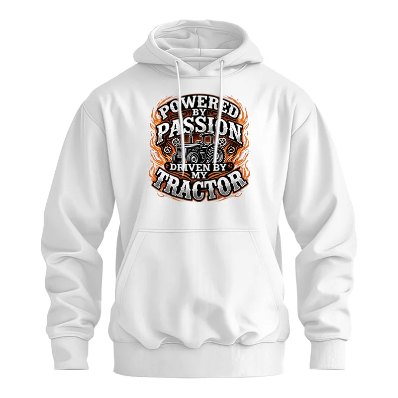 Powered By Passion Driven By My Tractor 5 - Unisex Heavy Blend™ Hooded Sweatshirt