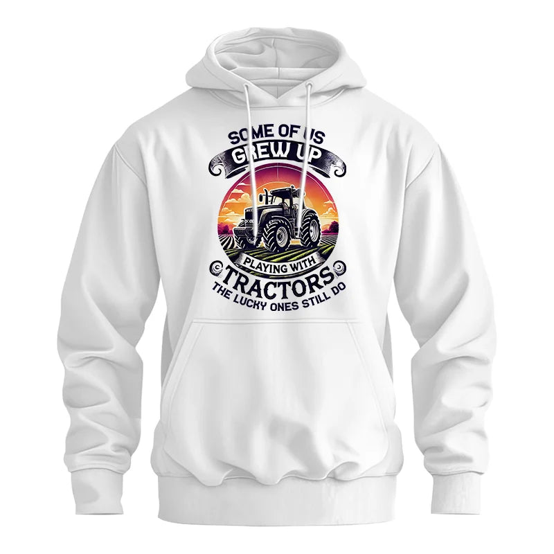 Some Of Us Grew Up Playing With Tractors 4 - Unisex Heavy Blend™ Hooded Sweatshirt