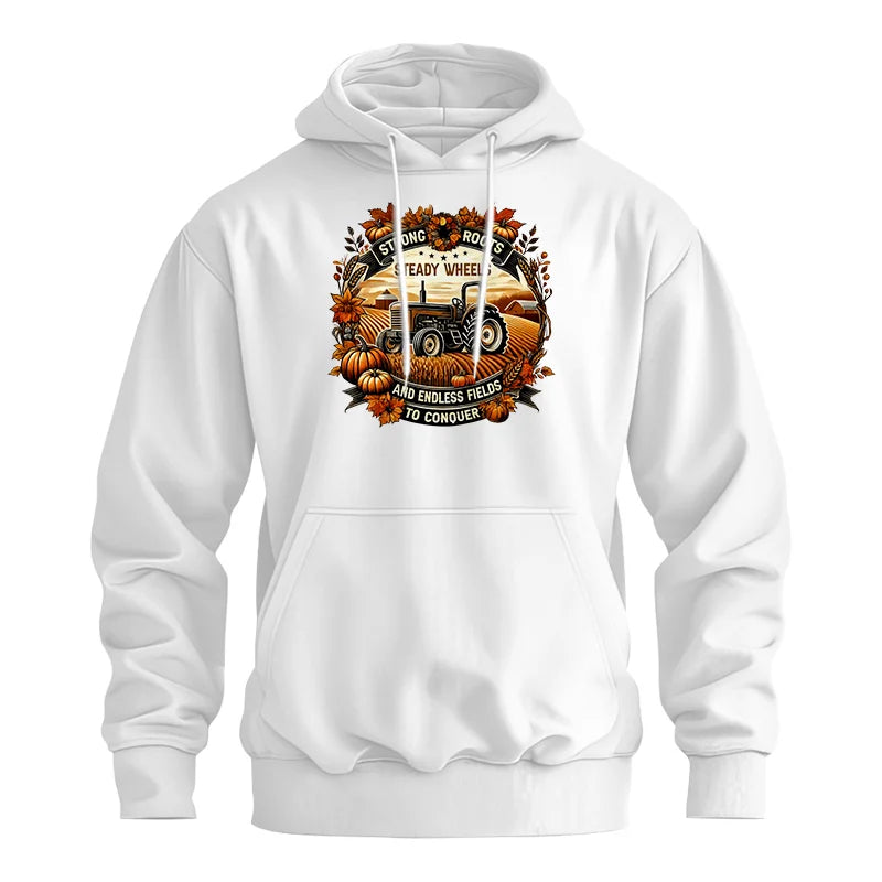 Thanksgiving Farmer Endless Fields To Conquer 1 - Unisex Heavy Blend™ Hooded Sweatshirt