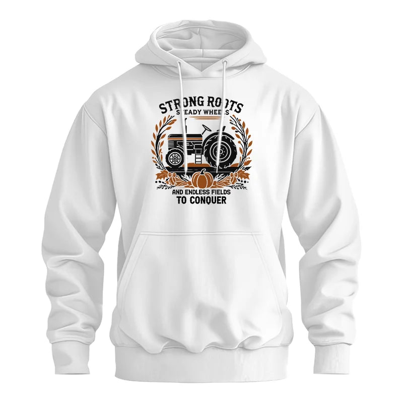 Image of Thanksgiving Farmer Endless Fields To Conquer 3 - Unisex Heavy Blend™ Hooded Sweatshirt