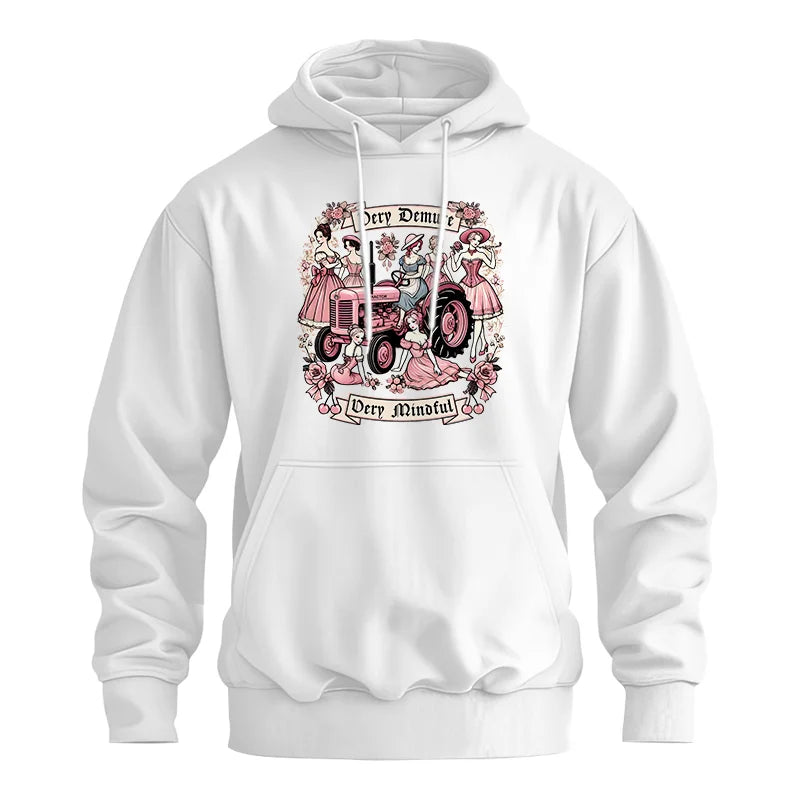 Image of Very Demure Very Mindful Tractor - Unisex Heavy Blend™ Hooded Sweatshirt