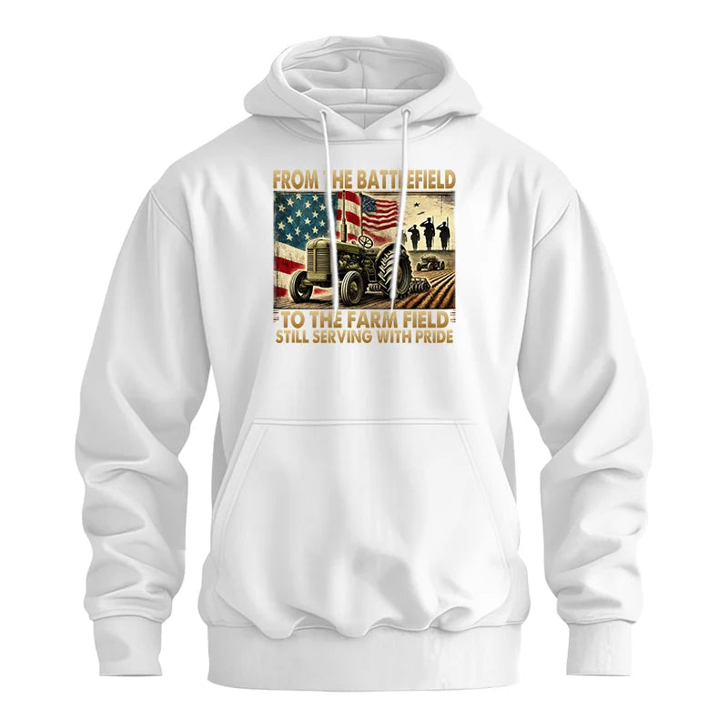 Veteran Farmer From The Battlefield To The Farm Field 1 - Unisex Heavy Blend™ Hooded Sweatshirt