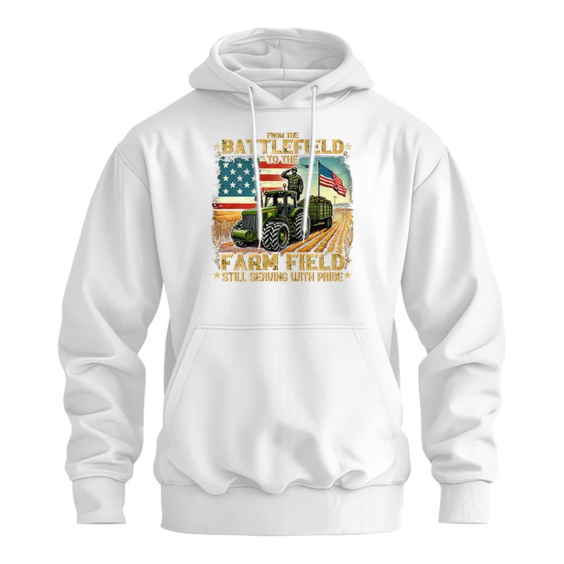 Veteran Farmer From The Battlefield To The Farm Field 2 - Unisex Heavy Blend™ Hooded Sweatshirt