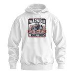 Warning May Start Talking About Tractors - Unisex Heavy Blend™ Hooded Sweatshirt