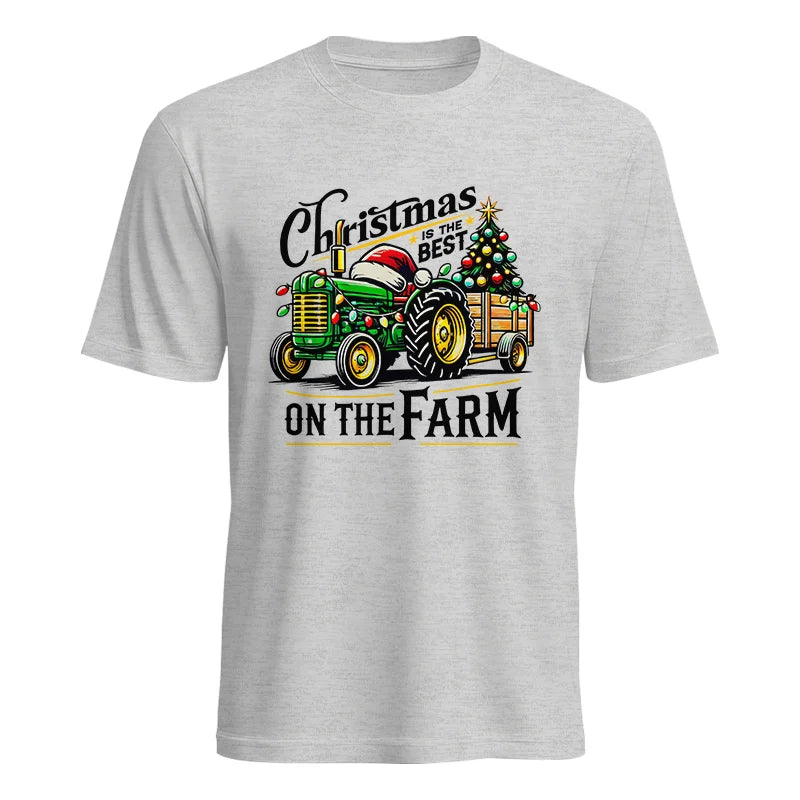 Christmas Is The Best On The Farm 3 - Unisex Heavy Cotton Tee