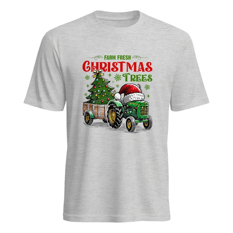 Image of Farm Fresh Christmas Trees - Unisex Heavy Cotton Tee