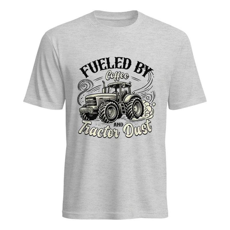 Image of Fueled By Coffee And Tractor Dust 2 - Unisex Heavy Cotton Tee