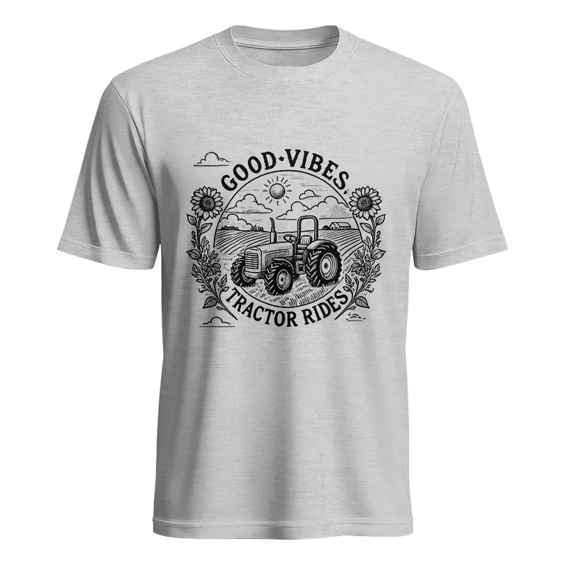 Good Vibes Tractor Rides - Unisex Heavy Cotton Tee