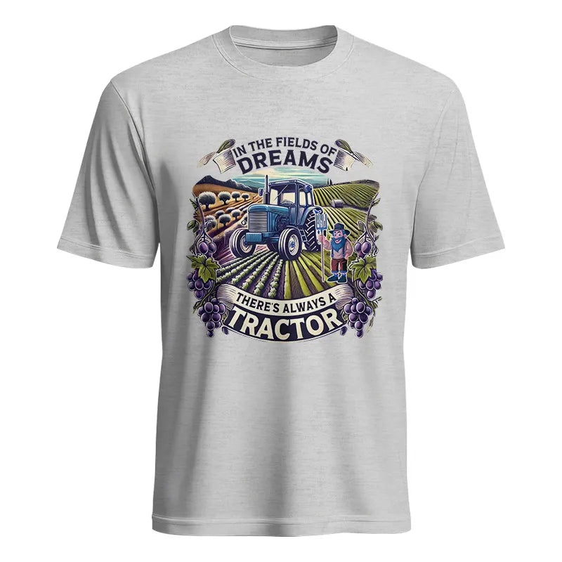 In The Fields Of Dreams There's Always A Tractor 1 - Unisex Heavy Cotton Tee