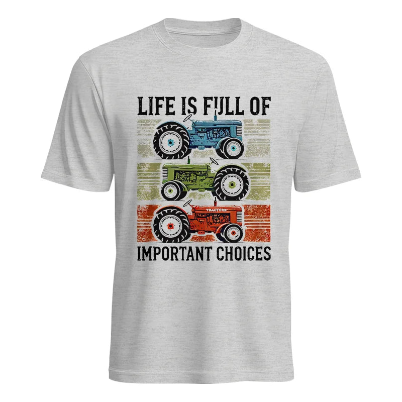 Image of Life Is Full Of Important Choices 3 - Unisex Heavy Cotton Tee