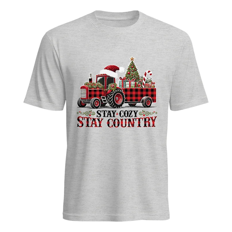 Image of Stay Cozy Stay Country - Unisex Heavy Cotton Tee