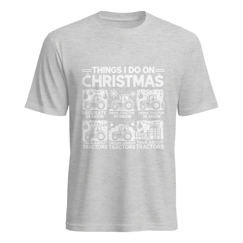 Image of Things I Do On Christmas - Unisex Heavy Cotton Tee