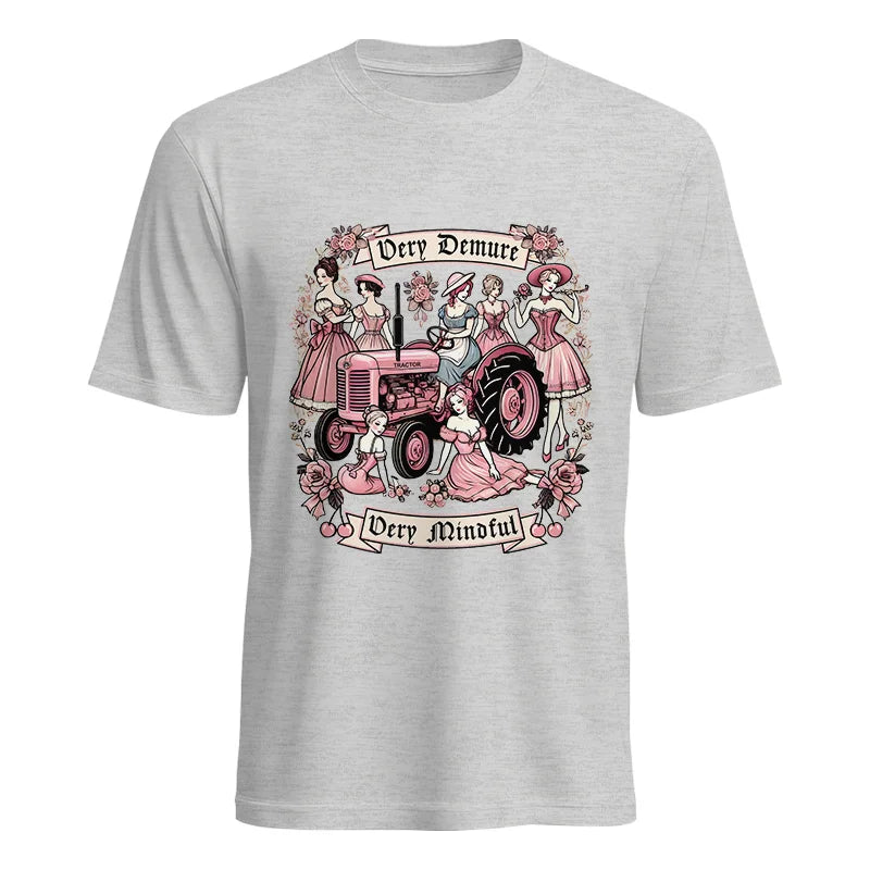 Image of Very Demure Very Mindful Tractor - Unisex Heavy Cotton Tee