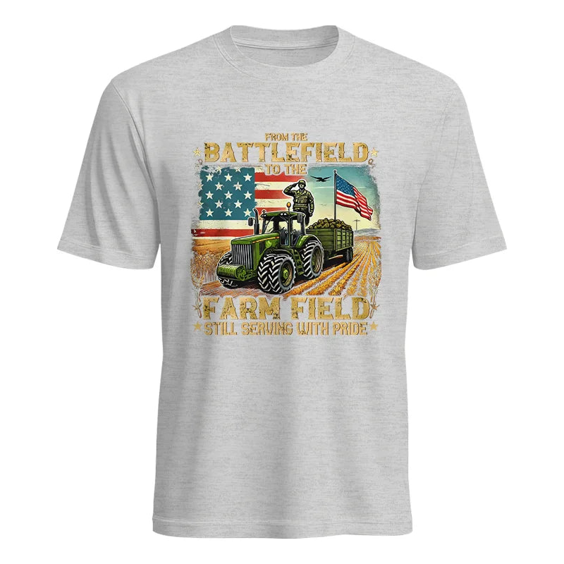 Image of Veteran Farmer From The Battlefield To The Farm Field 2 - Unisex Heavy Cotton Tee