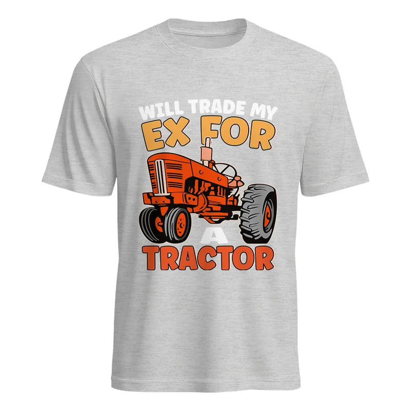 Image of Will Trade My Ex For Tractor - Unisex Heavy Cotton Tee