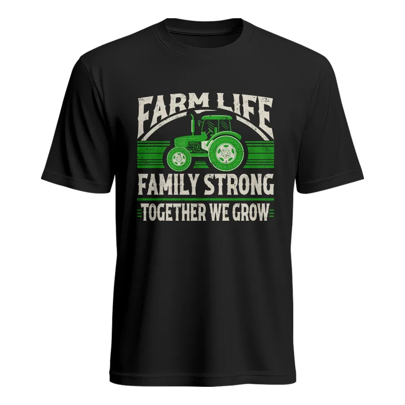 Image of Farm life Family Strong_Together We grow - Unisex Heavy Cotton Tee