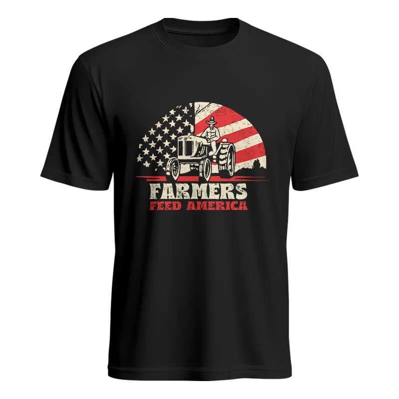 Farmers Feed America Support Farmers - Unisex Heavy Cotton Tee