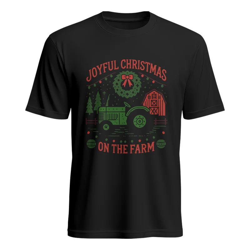 Image of Joyful Christmas On The Farm 3 - Unisex Heavy Cotton Tee