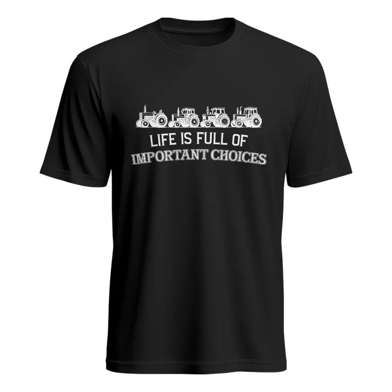 Life Is Full Of Important Choices 11 - Unisex Heavy Cotton Tee