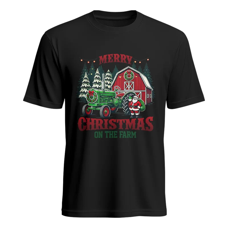 Merry Christmas On The Farm 3 - Unisex Heavy Cotton Tee